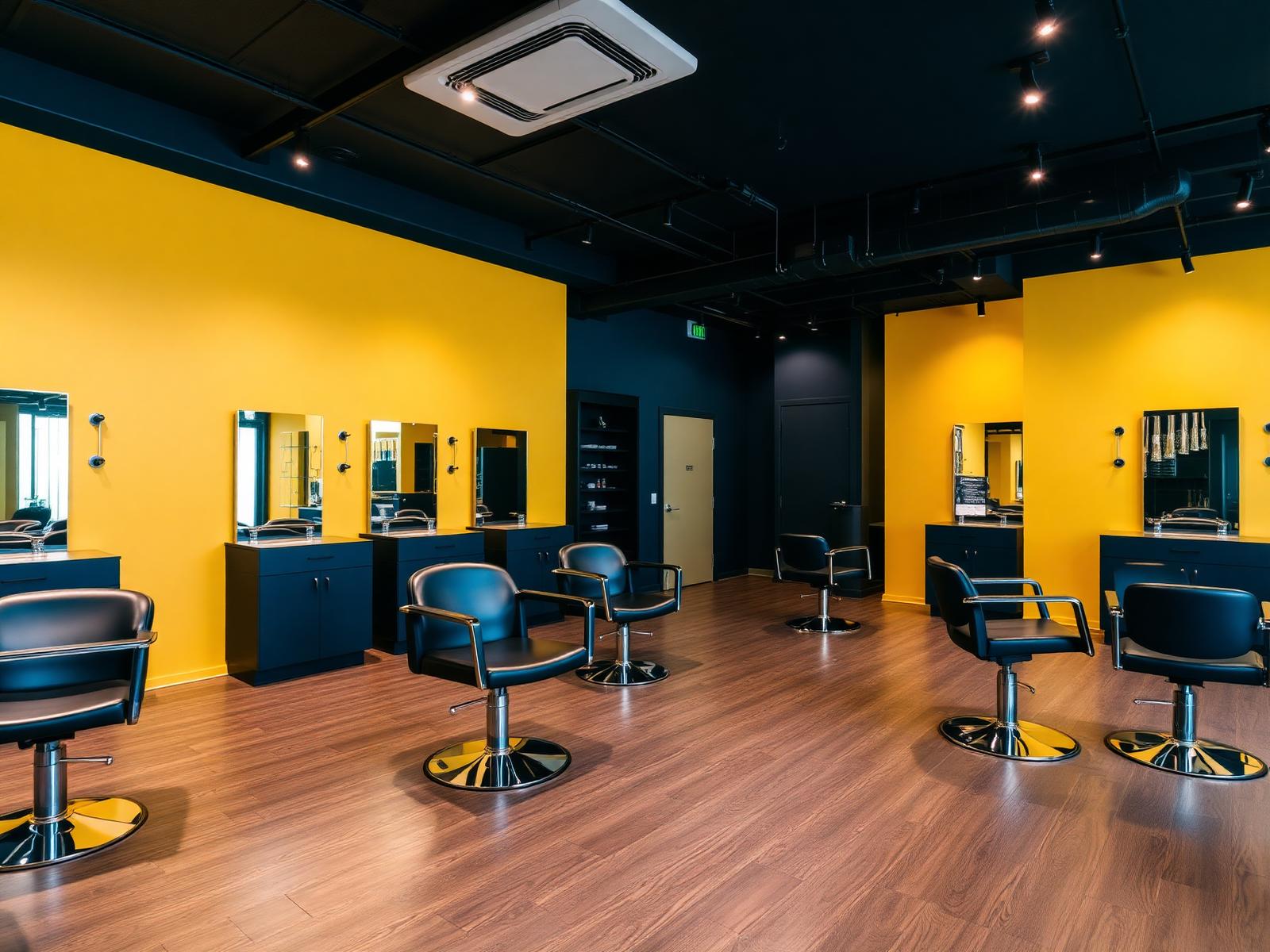 The Papilla salon interior in Rabat, Malta